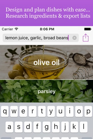 Whatgoeswith - The ingredient matchmaker for chefs, foodies, and mixologists screenshot 3