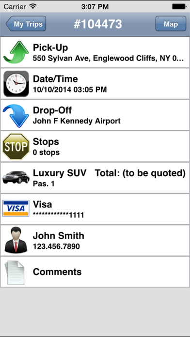 Screenshot 4 of La Morenita Car Service App