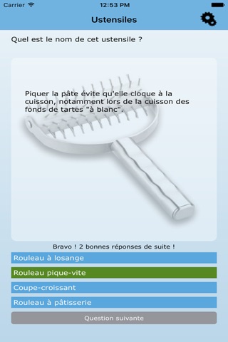 Quiz ustensiles de cuisine screenshot 2