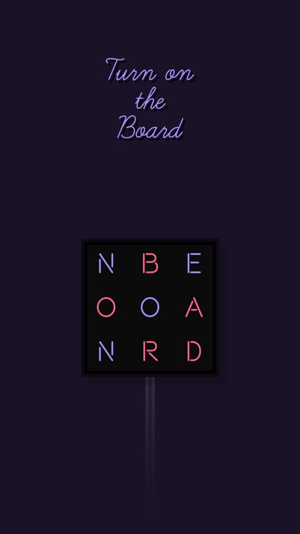 Neon Board - Light Up the Word