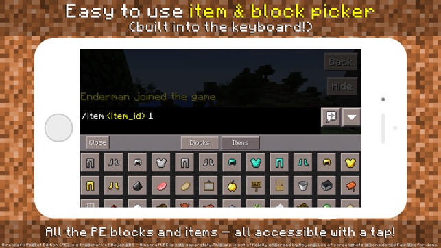 PE Mods - Custom Keyboard for Minecraft Pocket Edition on the App Store