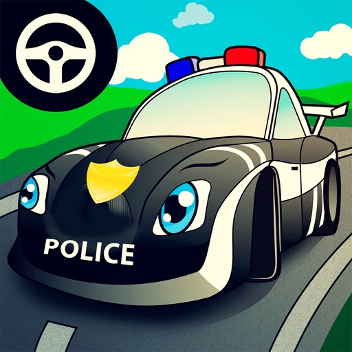 Small Car Police Simulator: Cool Cop games for Kids Icon