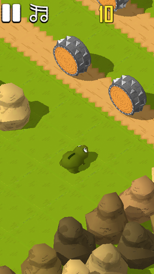 #4. Crazy Frog Jumping - Cross The Road New Challenge (iOS) 由: Kieu Van Tuan
