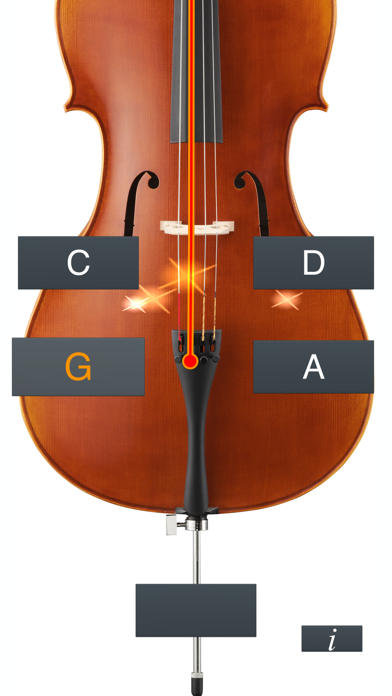 Cello Tuner Simple screenshot1