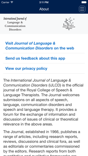 Journal of Language & Communication Disorders(圖2)-速報App