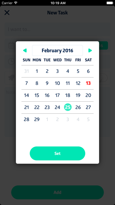 To:Day - Event planner, to-do list, date countdown & task manager iPhone screenshot 5 - Productivity app