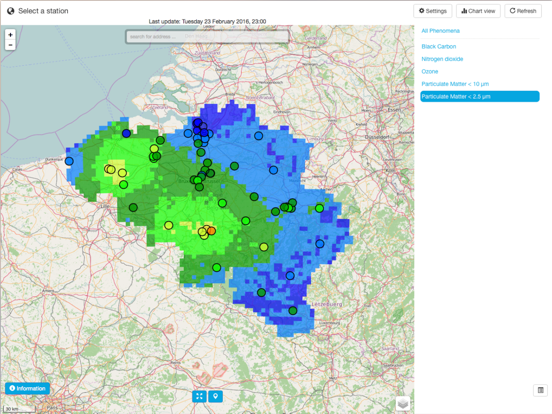 Screenshot #4 pour Air Quality Belgium