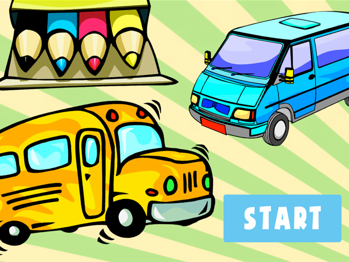 Cute Car Coloring Book