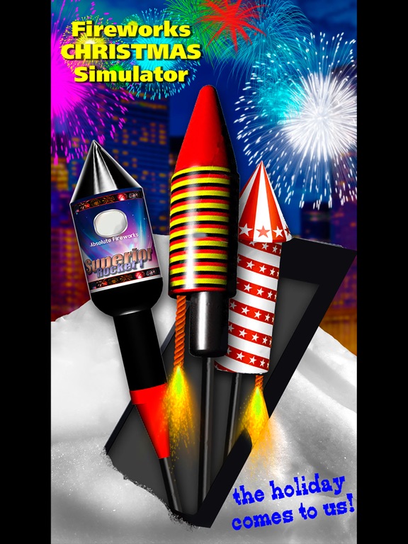 Fireworks Christmas Simulator iPad screenshot 3 - Entertainment app
