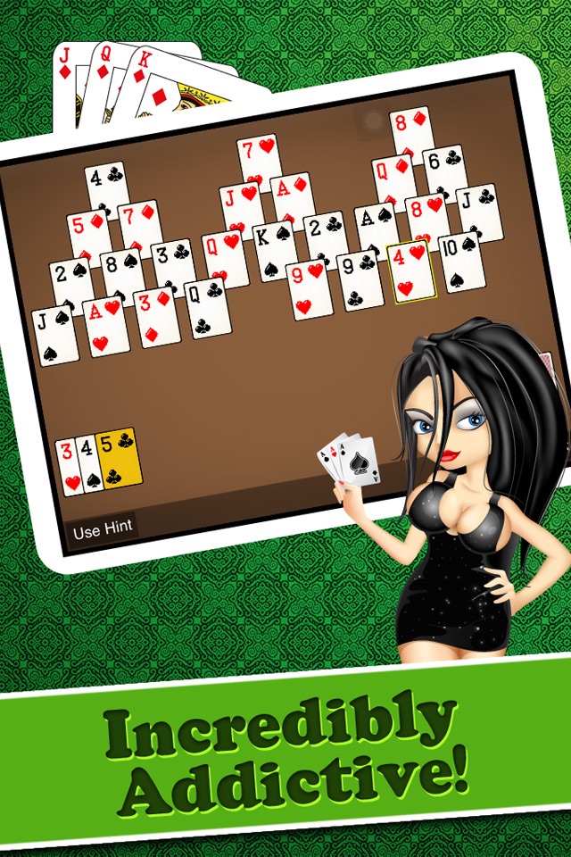 Tri-Peaks Solitaire Free Card Brain Training IQ screenshot 3