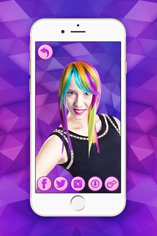 Women Hairstyle.s Photo Montage Maker – Change Your Look In Virtual Hair Makeover Salon screenshot 4