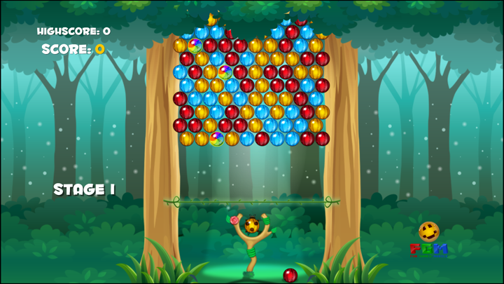 Screenshot #1 pour Bubble Shooter Woodland