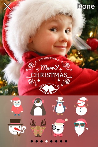 Now That's Christmas: Turn Your Photos Into Holiday Cards With 72 Stickers screenshot 3