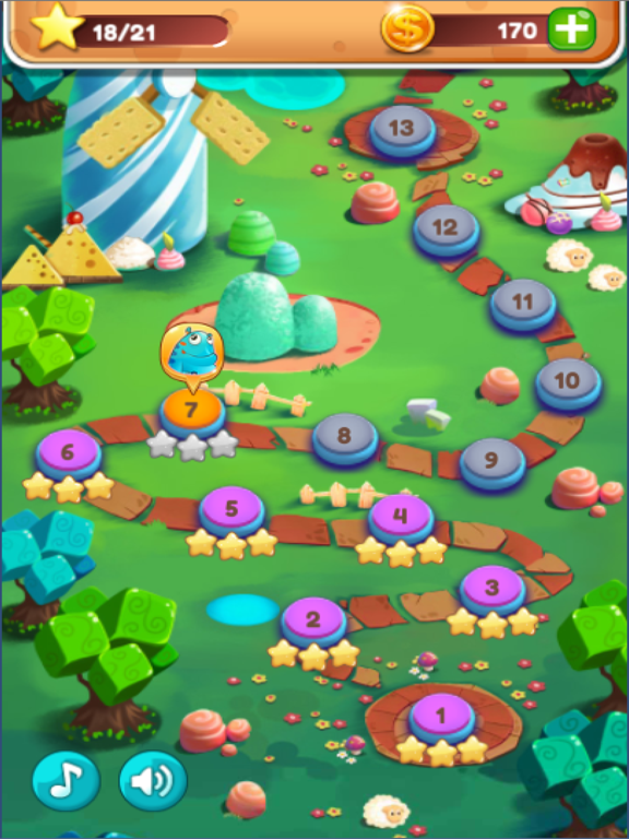Sweet Candie Cookie Legend : Cookie Blast Match 3 Game iPad screenshot