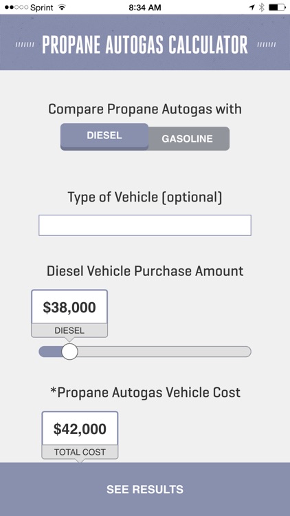 Propane Autogas Calculator