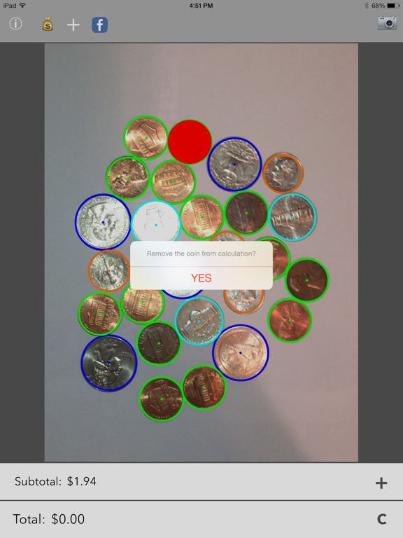 Screenshot #6 pour Photo Coin Counter (Photocoin)