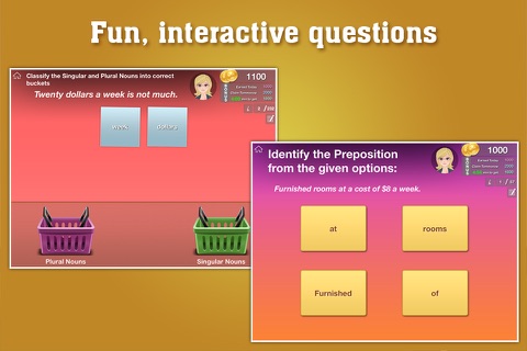 4th Grade Grammar - English grammar exercises fun game by ClassK12 [Full] screenshot 2