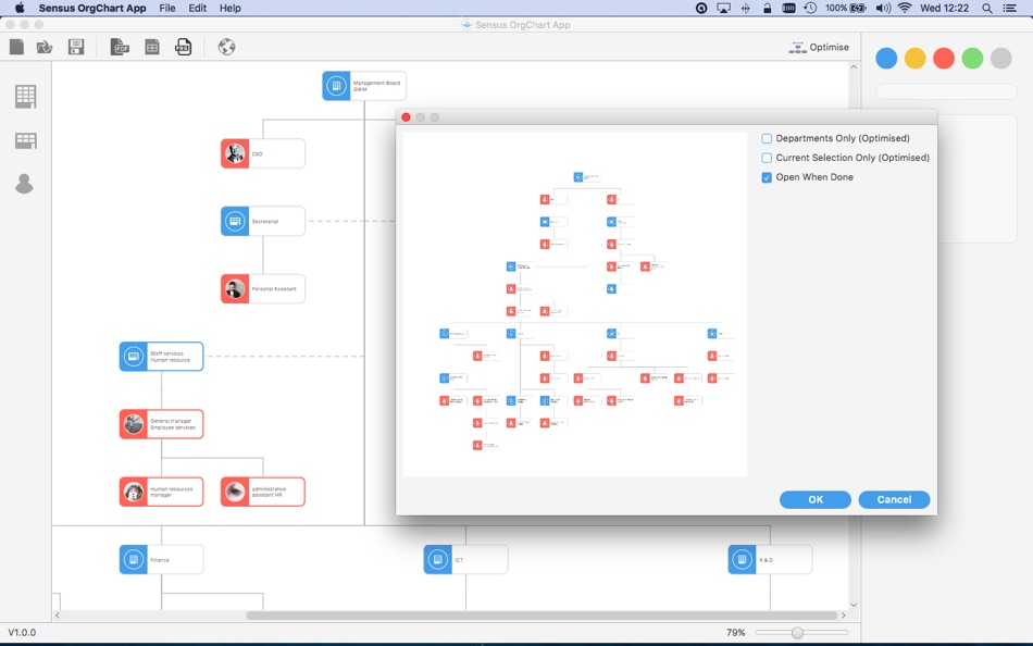 #3. Sensus OrgChart App (macOS) Bởi: Sensus Processmanagement