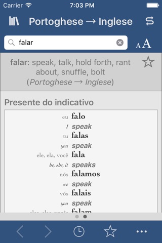 Ultralingua Portuguese-English screenshot 2