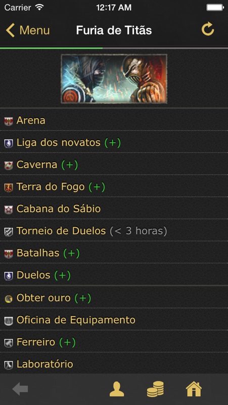 Furia de Titãs RPG screenshot 1
