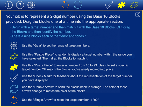 Base 10 Blocks K-1 iPad screenshot