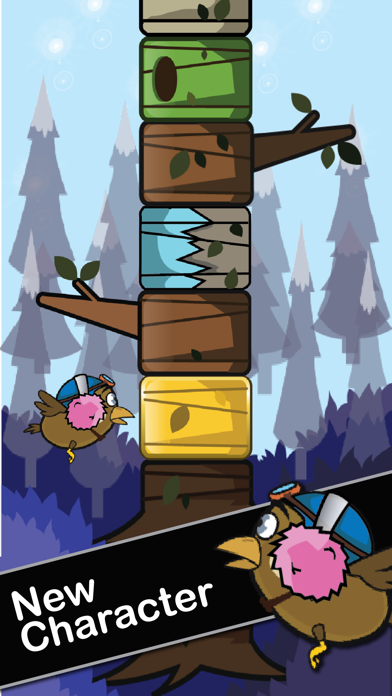 Screenshot #1 pour WoodPecker : Bird Dash