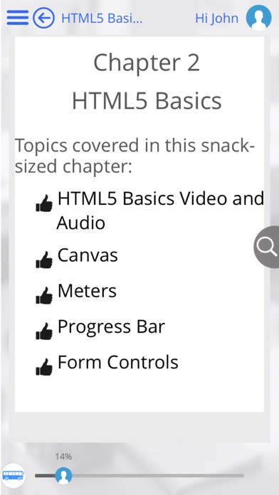Screenshot #3 pour Learn Web Programming and HTML5  by GoLearningBus
