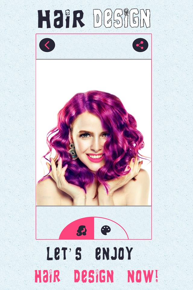 Girly Hair Design - Wig Salon to Change Hairtyle & Color screenshot 4