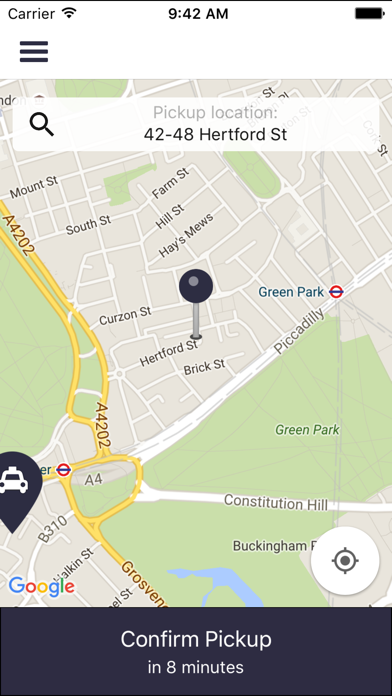 Chauffeur Hire screenshot