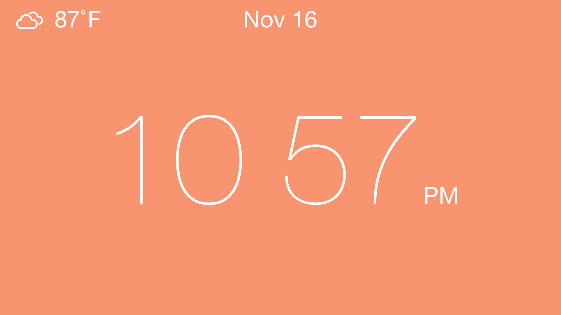 Clock - Modern deskclock with nightstand mode screenshot 13