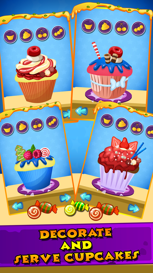Cupcake Maker - Fun Free cooking recipe game for kidsgirlsboysteens and family