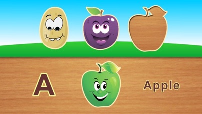 Fruits alphabet for kids - children's preschool learning and toddlers educational game Screenshot