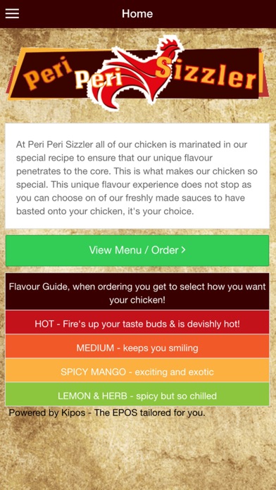 How to cancel & delete Peri Peri Sizzler from iphone & ipad 1