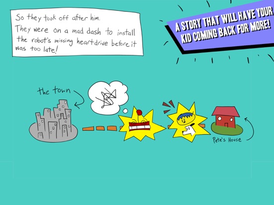 Pete's Robot iPad screenshot 4 - Book app