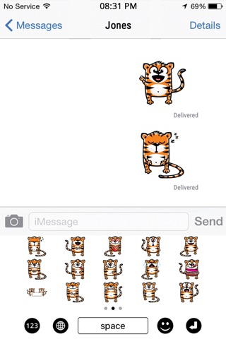 Tiger Emojis screenshot 4