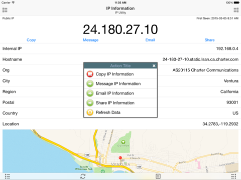 Screenshot #5 pour IP Utility: Track & Share IP Address