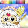 Coloring For Kids Inside Office For Furbies Version