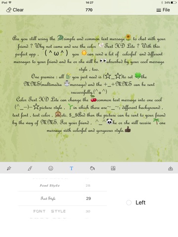 Color Text HD Lite screenshot 4