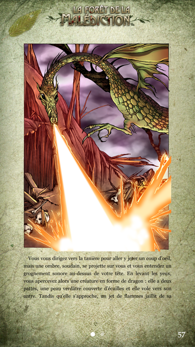 Screenshot #1 pour Fighting Fantasy: La Forêt de la Malédiction