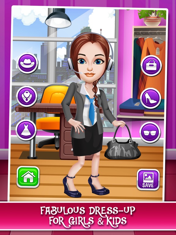 Crazy Nail & Hair Party Salon - Girls Dressup, Makeup, and Spa Makeover Games 2 iPad screenshot