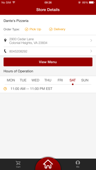 How to cancel & delete Dante's Pizzeria & Grille from iphone & ipad 4