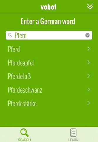 vobot German – vocab trainer - náhled