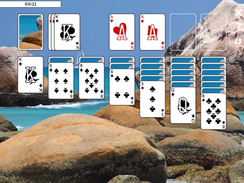 Solitaire - Patience Summer iPad screenshot