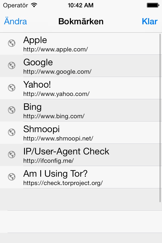 iPrivateBrowser screenshot 4