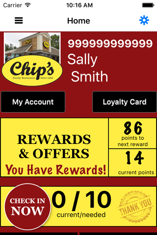 Chip's Family Restaurant screenshot 2