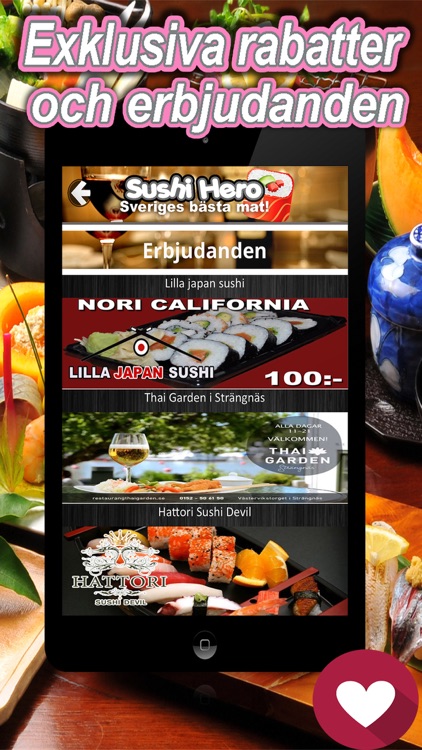 Sushi Hero Sveriges sushi restauranger