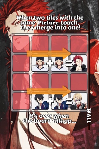 2048 PUZZLE " K-Project " Edition Anime Logic Game Character.s screenshot 2