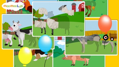 Screenshot #3 pour Les Animaux de la Ferme -  Activités, Puzzles, Coloriage, Jeux pour Enfant Avec Moo Moo Lab