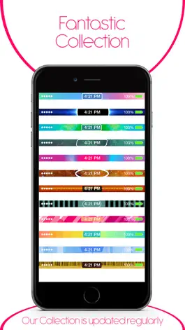 Game screenshot Pimp My Status Bar - Custom Top Bar Wallpapers and Colorful Backgrounds for Home Screen & Lock Screen apk