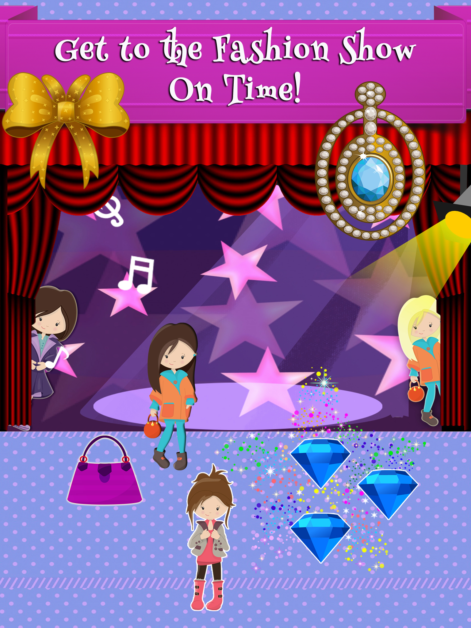 Top Model Adventure - American Fashion Show Party Game for Girls screenshot 10